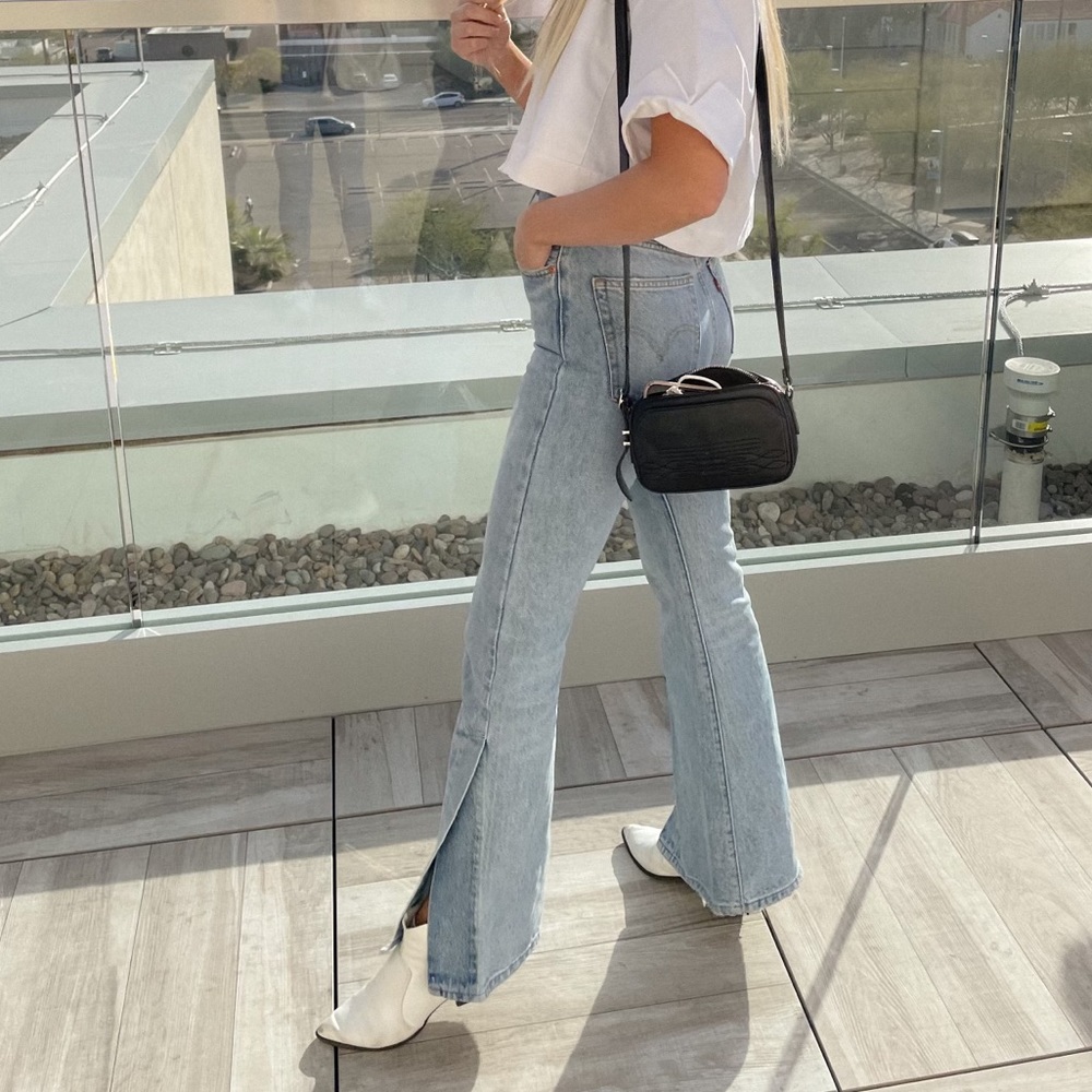 Levi’s Ribcage Split Flare Jeans